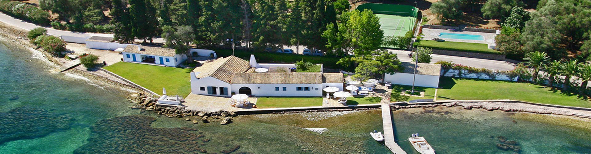 Water front Luxury Villas in Corfu Greece